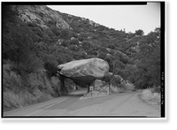 Historic Framed Print, Generals Highway, Three Rivers vicinity, Tulare County, CA - 69,  17-7/8" x 21-7/8"