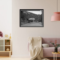 Historic Framed Print, Generals Highway, Three Rivers vicinity, Tulare County, CA - 69,  17-7/8" x 21-7/8"