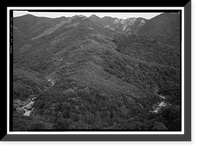 Historic Framed Print, Generals Highway, Three Rivers vicinity, Tulare County, CA - 73,  17-7/8" x 21-7/8"