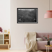 Historic Framed Print, Generals Highway, Three Rivers vicinity, Tulare County, CA - 73,  17-7/8" x 21-7/8"