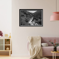 Historic Framed Print, Generals Highway, Three Rivers vicinity, Tulare County, CA - 79,  17-7/8" x 21-7/8"