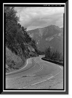 Historic Framed Print, Generals Highway, Three Rivers vicinity, Tulare County, CA - 105,  17-7/8" x 21-7/8"