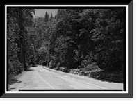 Historic Framed Print, Generals Highway, Three Rivers vicinity, Tulare County, CA - 109,  17-7/8" x 21-7/8"