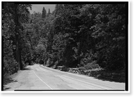 Historic Framed Print, Generals Highway, Three Rivers vicinity, Tulare County, CA - 109,  17-7/8" x 21-7/8"