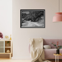 Historic Framed Print, Generals Highway, Three Rivers vicinity, Tulare County, CA - 112,  17-7/8" x 21-7/8"