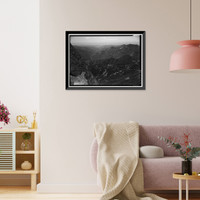 Historic Framed Print, Generals Highway, Three Rivers vicinity, Tulare County, CA - 118,  17-7/8" x 21-7/8"