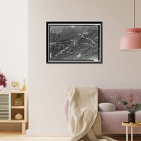 Historic Framed Print, Generals Highway, Three Rivers vicinity, Tulare County, CA - 119,  17-7/8" x 21-7/8"