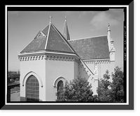 Historic Framed Print, St. Francis de Sales Church, 2100 Martin Luther King, Jr. Way, Oakland, Alameda County, CA - 10,  17-7/8" x 21-7/8"