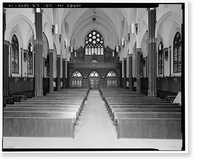 Historic Framed Print, St. Francis de Sales Church, 2100 Martin Luther King, Jr. Way, Oakland, Alameda County, CA - 14,  17-7/8" x 21-7/8"