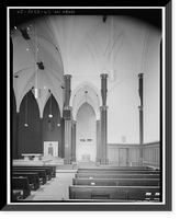 Historic Framed Print, St. Francis de Sales Church, 2100 Martin Luther King, Jr. Way, Oakland, Alameda County, CA - 20,  17-7/8" x 21-7/8"