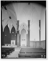 Historic Framed Print, St. Francis de Sales Church, 2100 Martin Luther King, Jr. Way, Oakland, Alameda County, CA - 20,  17-7/8" x 21-7/8"