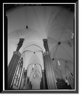 Historic Framed Print, St. Francis de Sales Church, 2100 Martin Luther King, Jr. Way, Oakland, Alameda County, CA - 25,  17-7/8" x 21-7/8"