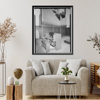 Historic Framed Print, St. Francis de Sales Church, 2100 Martin Luther King, Jr. Way, Oakland, Alameda County, CA - 26,  17-7/8" x 21-7/8"