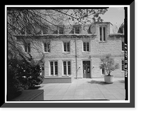 Historic Framed Print, Grace Cathedral, George William Gibbs Memorial Hall, 1051 Taylor Street, San Francisco, San Francisco County, CA - 8,  17-7/8" x 21-7/8"