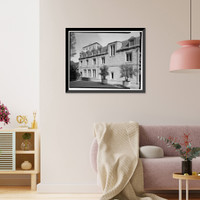 Historic Framed Print, Grace Cathedral, George William Gibbs Memorial Hall, 1051 Taylor Street, San Francisco, San Francisco County, CA - 10,  17-7/8" x 21-7/8"