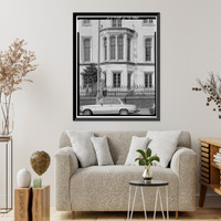 Historic Framed Print, Grace Cathedral, George William Gibbs Memorial Hall, 1051 Taylor Street, San Francisco, San Francisco County, CA - 11,  17-7/8" x 21-7/8"