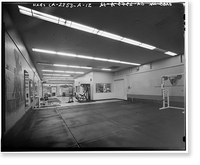 Historic Framed Print, March Air Force Base, March Field, Gymnasium, DeKay Avenue, Moreno Valley, Riverside County, CA - 12,  17-7/8" x 21-7/8"