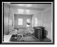 Historic Framed Print, Nicholas Cornetti House, 328 Carlysle Street, San Jose, Santa Clara County, CA - 6,  17-7/8" x 21-7/8"