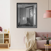 Historic Framed Print, Frank Pozzo House, 70 North River Street, San Jose, Santa Clara County, CA - 9,  17-7/8" x 21-7/8"