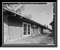 Historic Framed Print, Buffalo Ranch, Peartree Building, 2418 MacArthur Boulevard, Irvine, Orange County, CA - 2,  17-7/8" x 21-7/8"