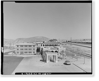 Historic Framed Print, Casa Del Desierto, 685 North First Avenue, Barstow, San Bernardino County, CA - 3,  17-7/8" x 21-7/8"