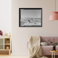 Historic Framed Print, Casa Del Desierto, 685 North First Avenue, Barstow, San Bernardino County, CA - 3,  17-7/8" x 21-7/8"