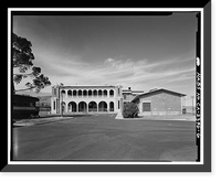 Historic Framed Print, Casa Del Desierto, 685 North First Avenue, Barstow, San Bernardino County, CA - 6,  17-7/8" x 21-7/8"
