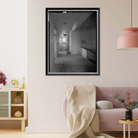 Historic Framed Print, Casa Del Desierto, 685 North First Avenue, Barstow, San Bernardino County, CA - 16,  17-7/8" x 21-7/8"
