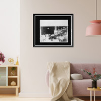 Historic Framed Print, Casa Del Desierto, 685 North First Avenue, Barstow, San Bernardino County, CA - 20,  17-7/8" x 21-7/8"