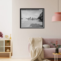 Historic Framed Print, Hamilton Field, East of Nave Drive, Novato, Marin County, CA - 10,  17-7/8" x 21-7/8"