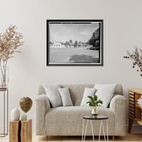 Historic Framed Print, Hamilton Field, East of Nave Drive, Novato, Marin County, CA - 10,  17-7/8" x 21-7/8"