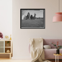 Historic Framed Print, Hamilton Field, East of Nave Drive, Novato, Marin County, CA - 27,  17-7/8" x 21-7/8"