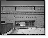 Historic Framed Print, Southern Pacific Railroad Depot, Railroad Terminal Post Office & Express Building, Fifth & I Streets, Sacramento, Sacramento County, CA - 14,  17-7/8" x 21-7/8"
