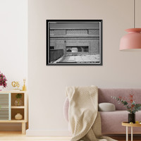 Historic Framed Print, Southern Pacific Railroad Depot, Railroad Terminal Post Office & Express Building, Fifth & I Streets, Sacramento, Sacramento County, CA - 14,  17-7/8" x 21-7/8"