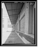 Historic Framed Print, Southern Pacific Railroad Depot, Railroad Terminal Post Office & Express Building, Fifth & I Streets, Sacramento, Sacramento County, CA - 16,  17-7/8" x 21-7/8"