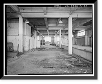 Historic Framed Print, Southern Pacific Railroad Depot, Railroad Terminal Post Office & Express Building, Fifth & I Streets, Sacramento, Sacramento County, CA - 19,  17-7/8" x 21-7/8"