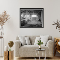 Historic Framed Print, Southern Pacific Railroad Depot, Railroad Terminal Post Office & Express Building, Fifth & I Streets, Sacramento, Sacramento County, CA - 20,  17-7/8" x 21-7/8"