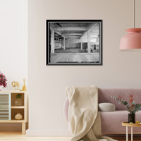 Historic Framed Print, Southern Pacific Railroad Depot, Railroad Terminal Post Office & Express Building, Fifth & I Streets, Sacramento, Sacramento County, CA - 21,  17-7/8" x 21-7/8"