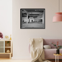 Historic Framed Print, Southern Pacific Railroad Depot, Railroad Terminal Post Office & Express Building, Fifth & I Streets, Sacramento, Sacramento County, CA - 22,  17-7/8" x 21-7/8"