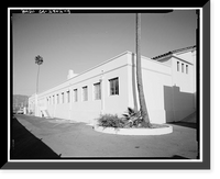 Historic Framed Print, Naval Reserve Armory, 113 Harbor Way, Santa Barbara, Santa Barbara County, CA - 4,  17-7/8" x 21-7/8"