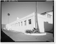 Historic Framed Print, Naval Reserve Armory, 113 Harbor Way, Santa Barbara, Santa Barbara County, CA - 4,  17-7/8" x 21-7/8"