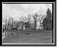 Historic Framed Print, Drew-Sherwood Farm, 7927 Elk Grove Boulevard, Elk Grove, Sacramento County, CA - 3,  17-7/8" x 21-7/8"