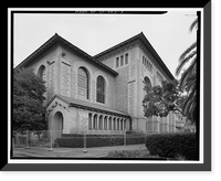 Historic Framed Print, Stanford University Library, Stanford University, Palo Alto, Santa Clara County, CA - 3,  17-7/8" x 21-7/8"