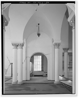Historic Framed Print, Stanford University Library, Stanford University, Palo Alto, Santa Clara County, CA - 24,  17-7/8" x 21-7/8"