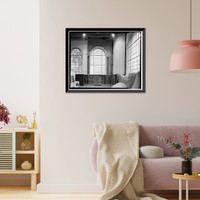 Historic Framed Print, Stanford University Library, Stanford University, Palo Alto, Santa Clara County, CA - 40,  17-7/8" x 21-7/8"