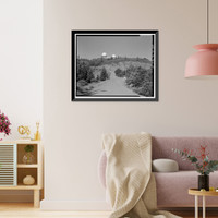 Historic Framed Print, Mill Valley Air Force Station, East Ridge Crest Boulevard, Mount Tamalpais, Mill Valley vicinity, Marin County, CA - 10,  17-7/8" x 21-7/8"