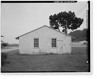 Historic Framed Print, Presidio of San Francisco, Storehouse Type, West end of Crissy Field, Maudlin Street, San Francisco, San Francisco County, CA - 4,  17-7/8" x 21-7/8"