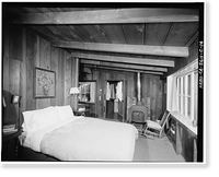 Historic Framed Print, Deetjen's Big Sur Inn, Antique Building, East Side of State Highway 1, Big Sur, Monterey County, CA - 14,  17-7/8" x 21-7/8"