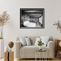 Historic Framed Print, Deetjen's Big Sur Inn, Antique Building, East Side of State Highway 1, Big Sur, Monterey County, CA - 14,  17-7/8" x 21-7/8"