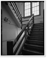 Historic Framed Print, Mare Island Naval Shipyard, Administrative Offices & Cafeteria, Twelfth Street, north side between Railroad Avenue & Cedar Aveneu, Vallejo, Solano County, CA - 15,  17-7/8" x 21-7/8"